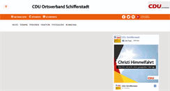 Desktop Screenshot of cdu-schifferstadt.de