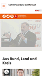 Mobile Screenshot of cdu-schifferstadt.de