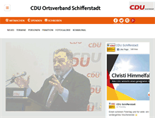 Tablet Screenshot of cdu-schifferstadt.de